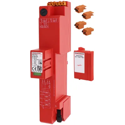 DEHN Kombi-Ableiter DSH ZP B2 SG TNS 255 | Typ 1+2+3 | Überspannungsschutz | 230V | 30kA | IP30 | werkzeuglos