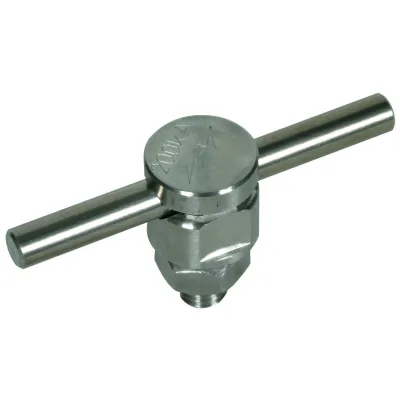 DEHN KS-Verbinder KSV 200 10 FER V2A | Blitzstromtragfähig 200kA | Edelstahl 304 | Rd 10mm | unbehandelt