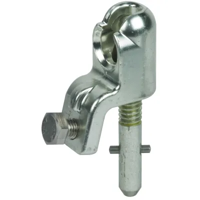 DEHN Kugelkopfhaube KKH 20 SQ 772311 | D20mm starr | Spindel-Querstift | Seile 16-120mm² | 33,5kA | Verdrehschutz