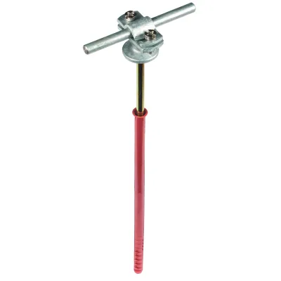 DEHN Leitungshalter 273742 | für Rundleiter 7-10 mm | Stahl verzinkt | Schraubschelle | Wandabstand 20 mm
