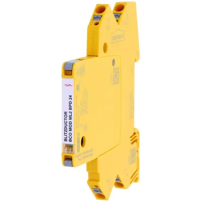DEHN Kombi-Ableiter BCO ML2 BPD 24 | Blitzstromableiter 24VDC 24VAC | 6mm | Hutschiene | IP20 | Push-in | 2-polig | TS35