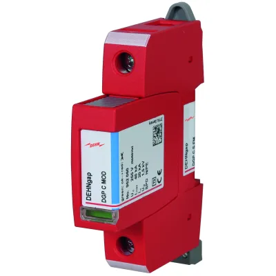 DEHN Überspannungsableiter DGP C S FM 952035 | Typ 2 | 20kA | N-PE | TT-System | 255V | Hutschiene | Fernmeldekontakt