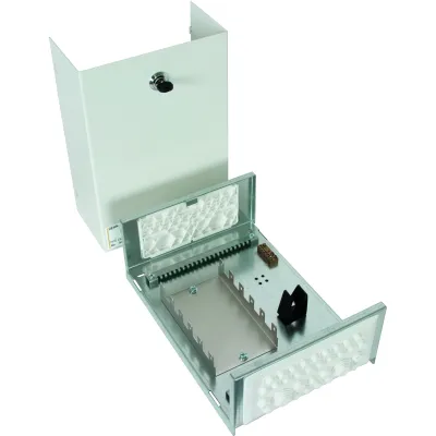 DEHN Potentialausgleich-Gehäuse DPG LSA 60 P 906101 | 6 LSA-Leisten | Aufputz | IP40 | 240x350x130mm | RAL 9002