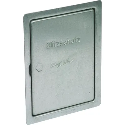 DEHN Revisionstür RTUP230X180SVSTTZN 476100 | Unterputz | 230x180mm | Stahl feuerverzinkt | mit Schnappverschluss