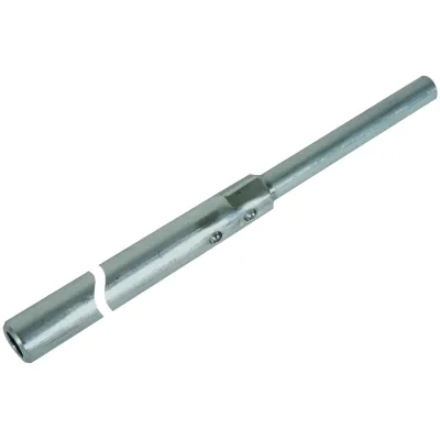 DEHN Rohr-Fangstange 103440 | Blitzschutz D16mm L3000mm | verjüngt 10–16mm | Aluminium-Legierung | unbehandelt