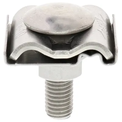 DEHN Uni-Erdungsklemme 540263 | Erdanschlussklemme Rundleiter 4-50mm² | Edelstahl V2A | M10 Schraube | unbehandelt