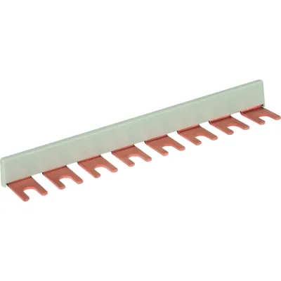 DEHN Kammschiene MV-System MVS 1 8 | 900611 | Phasenschiene 1-polig | 8-polig | Kupfer 16mm² | 143mm | 80A | Gabel