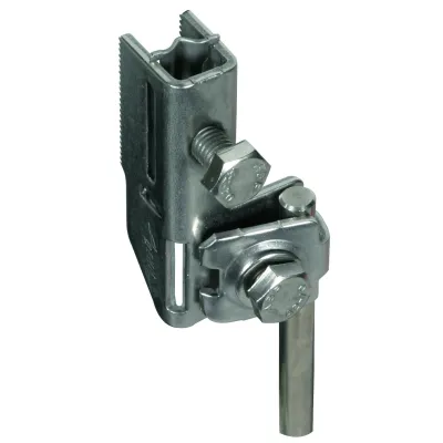 DEHN Spannkopf SPK Z 25 BRS 540210 | Bandrohrschelle mit Zacken | V2A Edelstahl | für Rd 10mm, 6-8mm, 50mm²