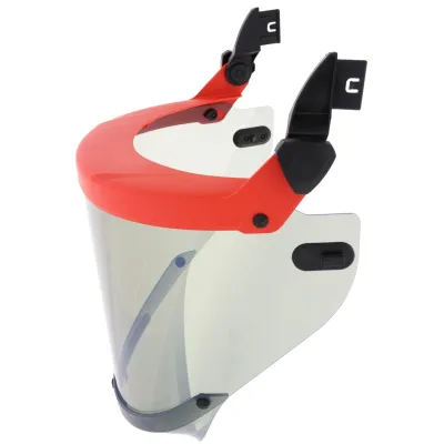 DEHN Schutzschirm APS T AS 14C SC 785822 | Störlichtbogengeprüft | Gesichtsschutz Elektriker | Hochklappbar | Kinnschutz