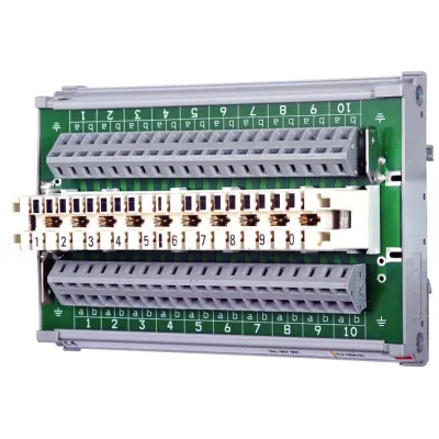 DEHN Trennleiste TL2 10DA CC 907991 | LSA-Plus Anschluss | Hutschienenmontage | Überspannungsschutz | weiß | 96mm
