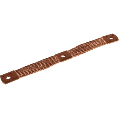 DEHN Überbrückungsband 377107 | Kupfer 50mm² | Länge 300mm | unbehandelt | Blitzschutz | DIN EN 62561-1