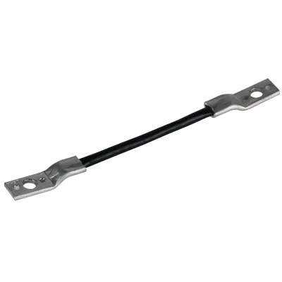 DEHN Überbrückungsseil 377310 | Kupfer 16mm² | Länge 300mm | Alu-Kabelschuhe | unbehandelt | DIN EN 62561-1
