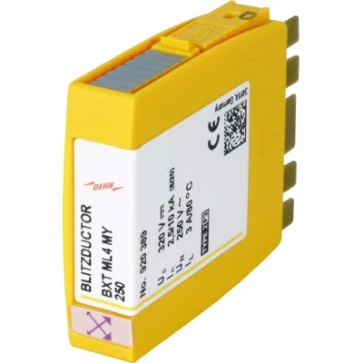 DEHN Überspannungsableiter-Modul BXT ML4 MY 250 | 920389 | BLITZDUCTOR XT | LifeCheck | 4 Adern | 250 V DC | 10 kA