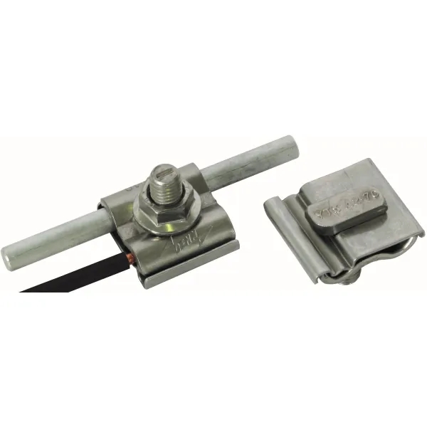 DEHN Uni-Erdungsklemme 540262 | UEK 8.10 AQ4 50 HKSBM10 V2A | Rundleiter 4-50mm² | Edelstahl V2A | Hammerkopfschraube