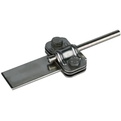 DEHN Trennklemme 459139 | UNI-Trennklemme für Rundleiter 8-10 mm & Flachleiter 30 mm | Edelstahl V2A | unbehandelt