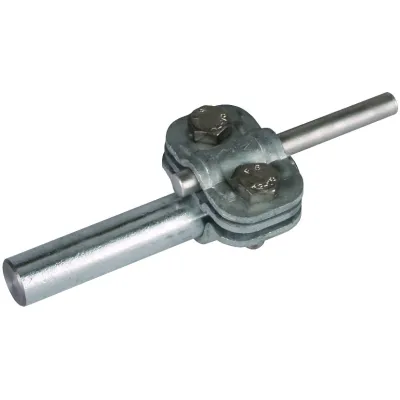 DEHN Trennklemme 459000 | UNI-Trennklemme | Rundleiter 7-10 mm / 16 mm | Stahl feuerverzinkt | schmale Bauform