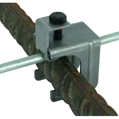 DEHN Druckbügelklemme MAXI 308036 | Verbinder Rundleiter 20-32mm | Flachleiter 40x4mm | T-/Kreuz-/Parallel