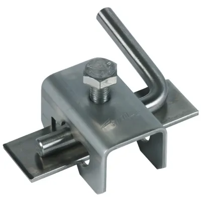 DEHN Verbindungsklemme 308129 | T-/Kreuz-/Parallel-Verbinder | Edelstahl V2A | Flachleiter 30 mm | Rundleiter 8-10 mm