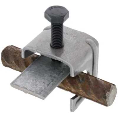 DEHN Verbindungsklemme VKAR22F40STBL | Kreuzverbinder | Rundleiter 6–22 mm | Flachleiter 30–40 mm | Stahl | 1 kA