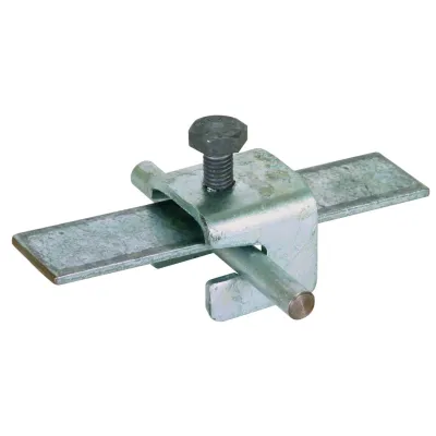 DEHN Verbindungsklemme 308026 | T-/Kreuz-/Parallel-Verbinder | Rd 6–10 mm | Flachleiter 30 mm | Stahl verzinkt | 13 kA