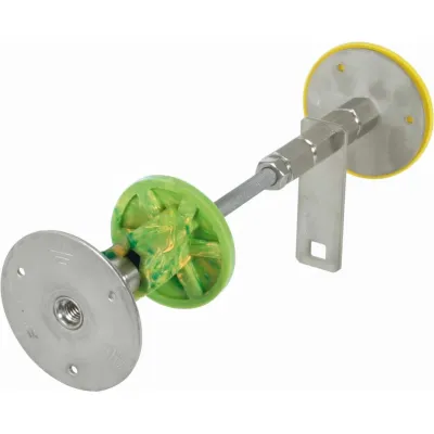 DEHN Wanddurchführung 478540 | Blitzschutz/Erdung Weiße Wanne | druckwasserdicht | Edelstahl V4A | 350-400mm | M10/M12