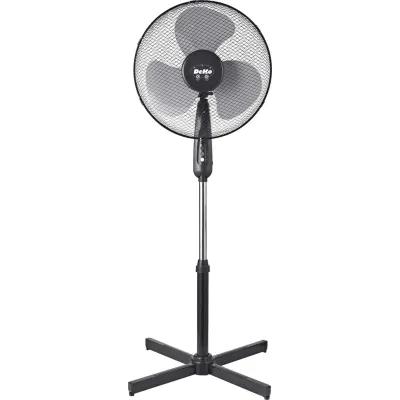 DEKO Standventilator B 419 Stratos | 39 cm Flügel | 45 W | höhenverstellbar | 3 Stufen | oszillierend | schwarz