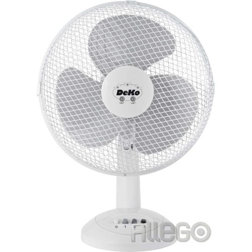 Bild: Deko Tischventilator B 305 Stratos weiß 29 cm 40 W