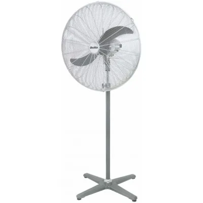Deko Dekon Desgin Standventilator B 635 Turbo-Star | Windmaschine | Oszillation | 63,5 cm | 220 m³/h | Metall | Chrom