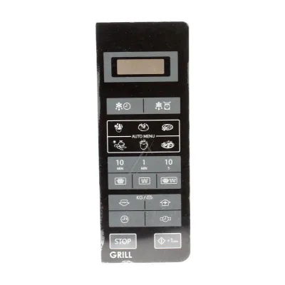Dekor-Membran für Mikrowelle Midea 16070000A14098 Bedienblende