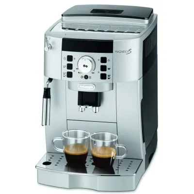 DeLonghi Magnifica S ECAM 22.110.SB Kaffeevollautomat | 15 bar | Milchaufschäumer | Silber-Schwarz