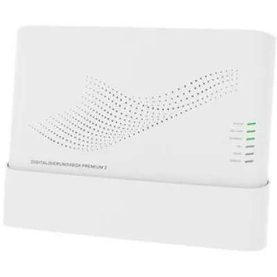 Telekom Router Digitalisierungsbox Premium 2 40823406 | Wi-Fi 6 | VDSL2 Supervectoring | VPN | ISDN | LAN 4x RJ45 | weiß