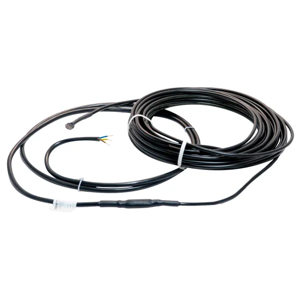 DEVI Heizleitung DTCE 30 89846004 | Heizband 630W 20m 230V | 2-adrig | UV-beständig | IPX7 | schwarz