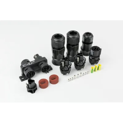 DEVI Heizband-Anschluss-Set EasyConnect EC-2 98300875 | für 2 Heizbänder | IP68 | 240V 16A | Kaltende | -40°C bis 100°C