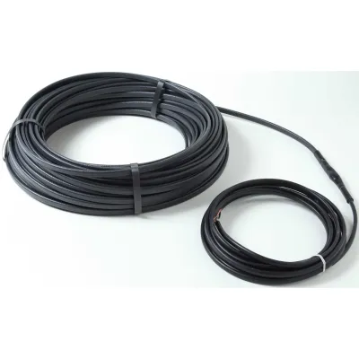 DEVI Dachrinnenheizung Iceguard-18 98-300836 | selbstlimitierendes Heizband 4m | 18 W/m | 230V | Schwarz