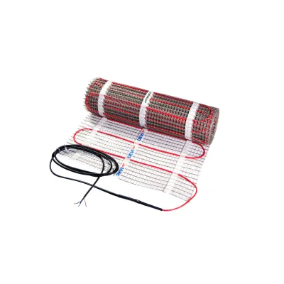 DEVI Dünnbettheizmatte DTIR 6m² 150W/m² | 900W | selbstklebend | 230V | 4mm Höhe | inkl. Regler | Bad, Küche