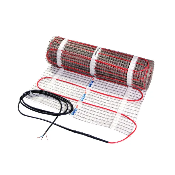 DEVI Dünnbettheizmatte 140F1744 | 150 W/m² | 1,5 m² | selbstklebend | 230 V | Bad & Küche | Feuchtraum geeignet