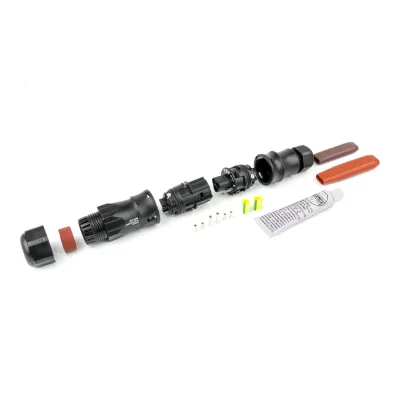 DEVI Heizband Anschluss-Set EasyConnect EC-1+ETK | 3x2,5mm² | IP68 | 240V | Endabschluss | Trockenanschlusstechnik