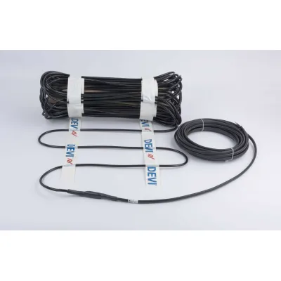 DEVI Heizmatte DTCE-300 83-902026 | Freiflächenheizung 300W/m² | 1760W | 5,9m² | 400V | 10m Kaltleiter | Außenbereich