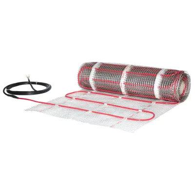 DEVI Heizmatte ECFlex 75T 088L6381 | Elektro Fußbodenheizung | 20,9 m² | 75 W/m² | 1575 W | 230V | für Feuchträume