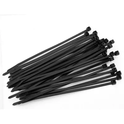 DEVI Kabelbinder 00109004 | UV-beständig | 4,6 x 1,3 x 117,6 mm | innenverzahnt | Kunststoff | schwarz | 100 Stück