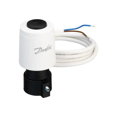 Danfoss Stellantrieb 088H3113 TWA-A/NO | Heizungs-Stellantrieb 230V | stromlos offen | IP41 | 1,2m Kabel