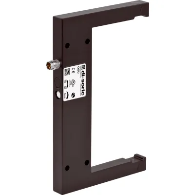 di-soric Gabellichtschranke OGU121G3-T3 | 120 mm Gabelweite | Rotlicht | IO-Link | 2 mm Erkennung | IP67 | Metallgehäuse