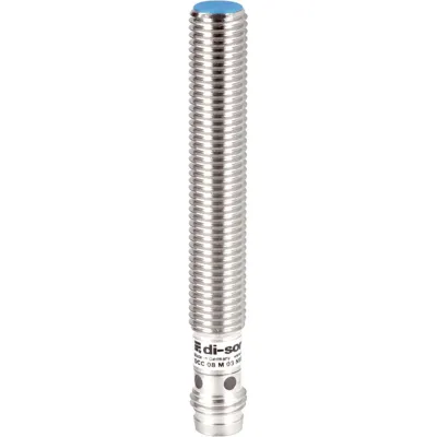 di-soric Induktiver Näherungsschalter DCC 08M 03 PSK-TSL | M8 Gewinde | 3 mm | PNP | Metall | 10–30 V DC | bündig