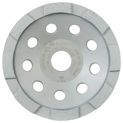 Bosch Diamant-Topfscheibe 2608601573 | Schleifscheibe für Beton | Ø 125 mm | Bohrung 22,23 mm | Stärke 5 mm