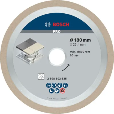 Diamanttrennscheibe Best for Ceramic, Ø 180mm (Bohrung 25,4mm)