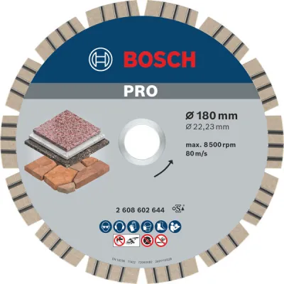 Diamanttrennscheibe Best for Stone, Ø 180mm (Bohrung 22,23mm)