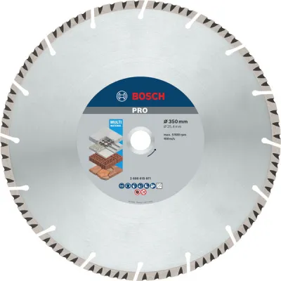 Bosch Diamant-Trennscheibe 2608615071 | Ø 350 mm x 25,4 mm | für Beton & Stahlbeton | Profi Qualität | langlebig