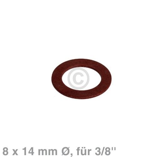 Bild: Dichtung Fiberdichtring 8x14mmØ für 3/8