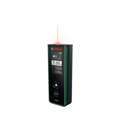 Digitaler Laser-Entfernungsmesser Zamo - Set (schwarz/grün, Reichweite 25m)