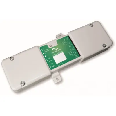 digitalSTROM Relais Universal Modul SW-UMR200 | AP-Schaltaktor | Potentialfreie Schnittstelle | 100-240V | Grün/Weiß